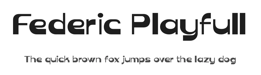 Federic Playfull by Denustudios — Decorative Font