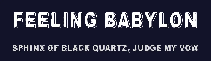 Feeling Babylon by Juha Korhonen — Decorative Font — thumbnail 2