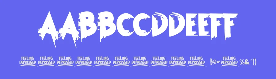 Feeling Depressed by Absonstype Studio — Script Handwritten Font — thumbnail 3