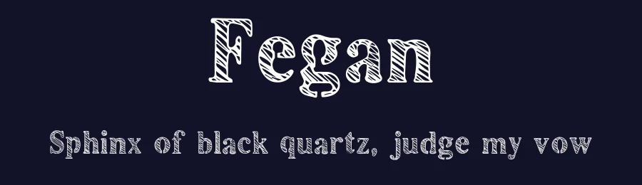 Fegan by Khurasan — Decorative Font — thumbnail 2