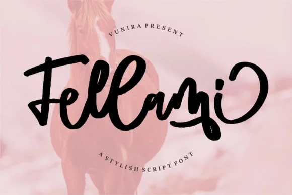 Fellami Font by Vunira — Script Handwritten Font