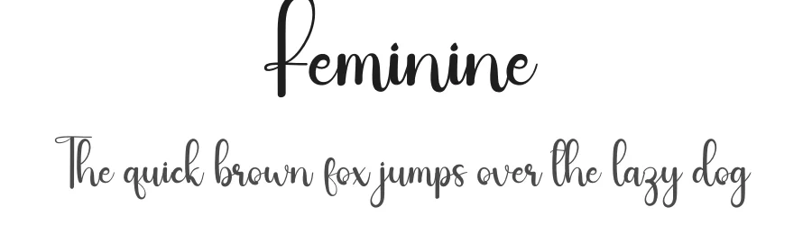 Feminine