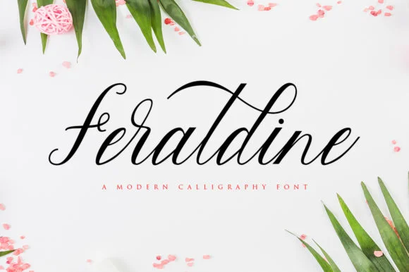 Feraldine Font by gatype — Script Handwritten Font