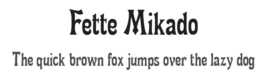 Fette Mikado