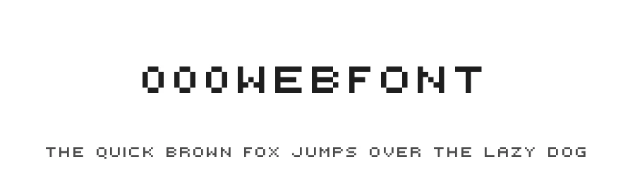 000webfont by memesbruh03 — Display Font