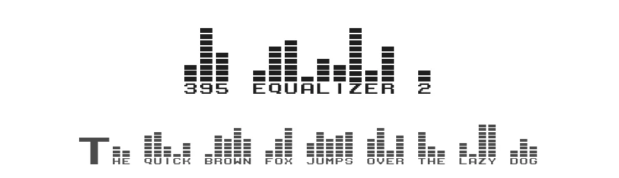395 equalizer 2 β Sans Font