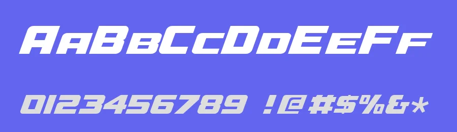 A4 SPEED Bold by Coki Fernandez — Display Font — thumbnail 3