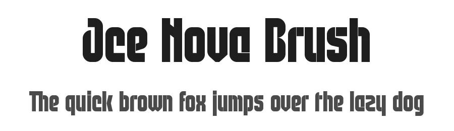 Ace Nova Brush by Muhammad Afif Ersya — Script Font