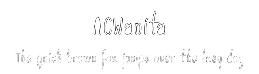 ACWanita by Adrian Candela — Script Font