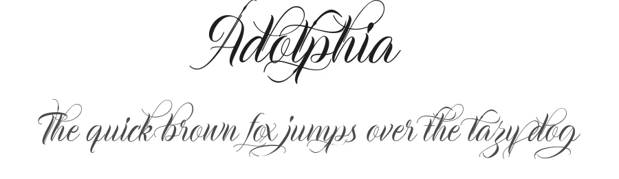 Adolphia by Octotype β Script Font