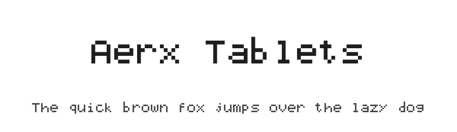 Aerx Tablets by memesbruh03 — Display Font