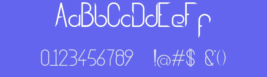 Aggressor Outline by Nermin Kahrimanovic — Display Font — thumbnail 3