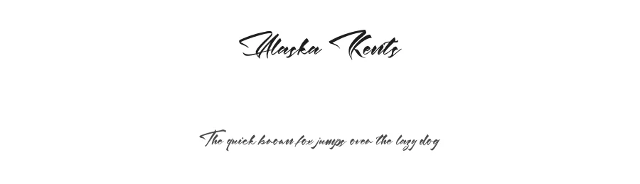 Alaska Kents by Pineungtype — Sans Font