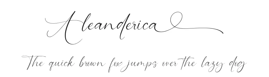 Aleanderica by Adante Creative — Sans Font
