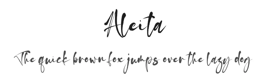 Aleita by Pineungtype — Sans Font