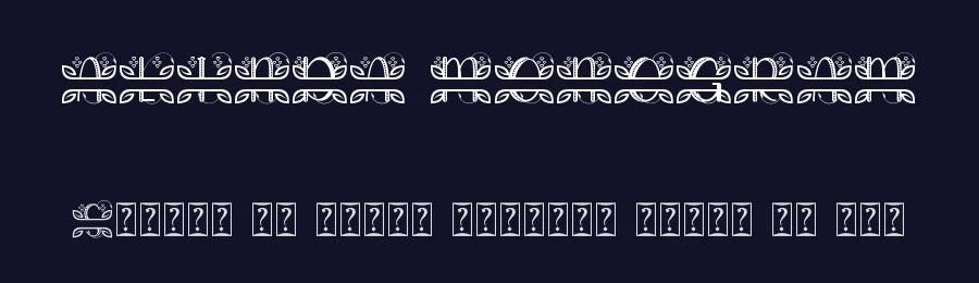 ALINDA MONOGRAM by Alfin Ridhowi — Sans Font — thumbnail 2