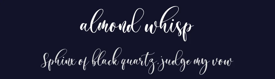 almond whisp by Muhamad Yusron  Billah — Script Font — thumbnail 2