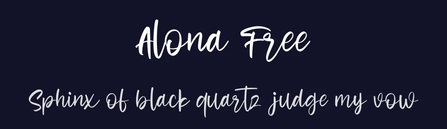 Alona Free by Maulana Creative — Sans Font — thumbnail 2