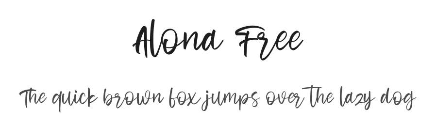 Alona Free by Maulana Creative — Sans Font
