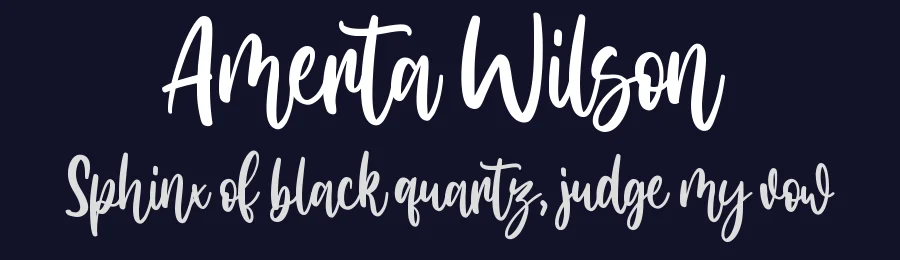 Amerta Wilson by M Arif Dwi Prasetyo & Eko Nurcahyo — Sans Font — thumbnail 2