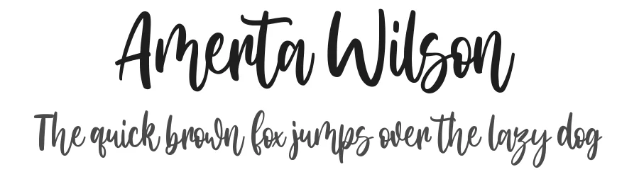 Amerta Wilson by M Arif Dwi Prasetyo & Eko Nurcahyo โ Sans Font