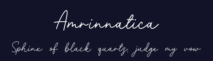 Amrinnatica by Allouse.Studio — Sans Font — thumbnail 2