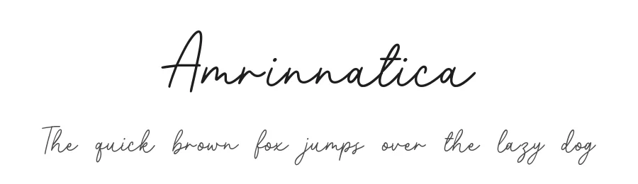 Amrinnatica by Allouse.Studio β Sans Font