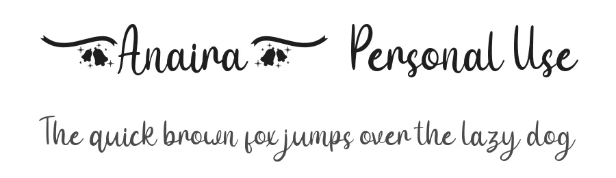 Anaira Personal Use by Fadli Ramadhan Iskandar — Sans Font
