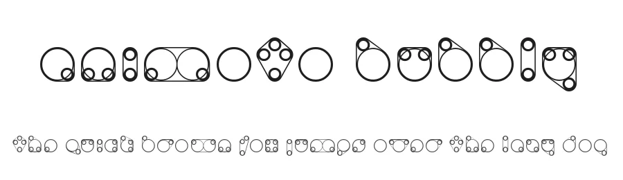 Animoto Bubbly by Adam Rucki β Display Font