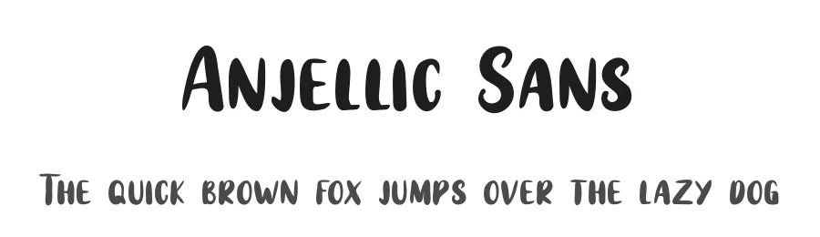 Anjellic Sans by Bluestudio — Script Font