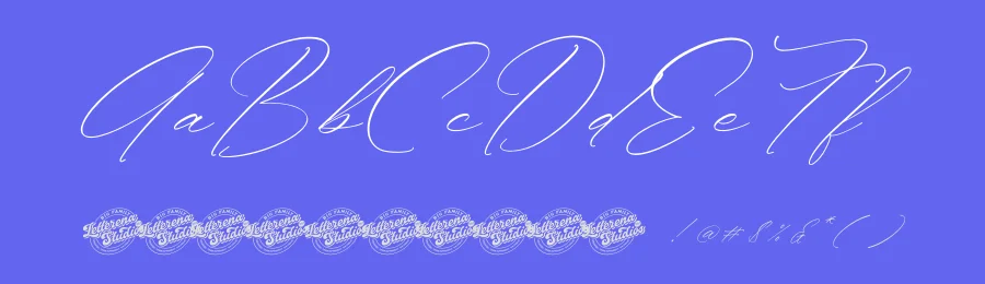 Anthellia DEMO VERSION Italic by Heru Utama Putra — Script Font — thumbnail 3