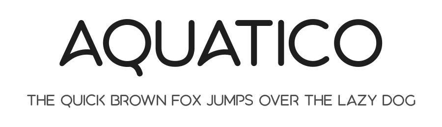 Aquatico by Andrew Herndon — Sans Font