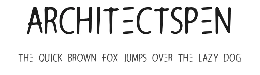 ArchitectsPen by Michael Hassler — Script Font