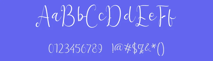 Ashanty Herlina Italic by Heru Utama Putra — Script Font — thumbnail 3