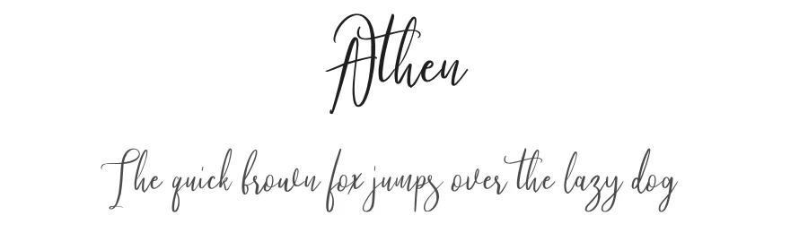 Athen by Maulana Creative — Script Font