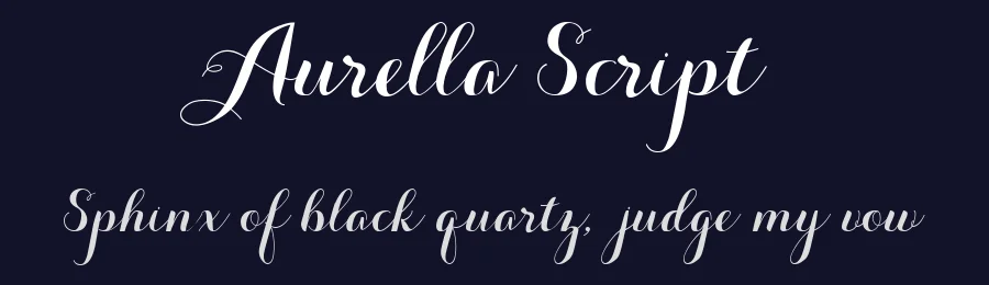 Aurella Script by Fontdation — Script Font — thumbnail 2