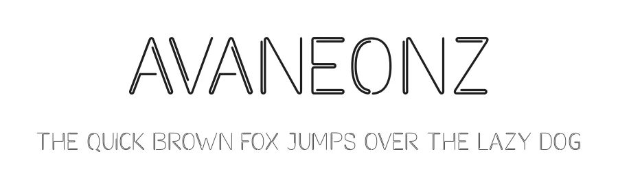 Avaneonz by Almarkhatype 2020 - Abdul Malik -  Adriansyah — Sans Font
