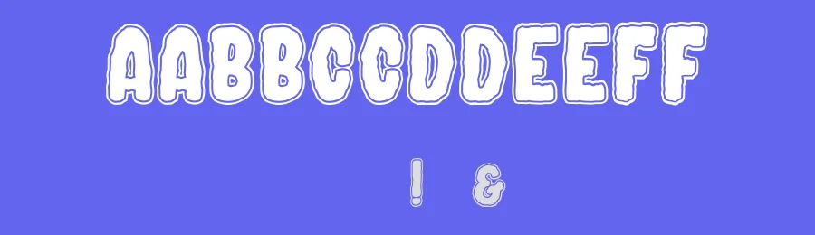 BAD SPIRIT by dcoxy Medina Gregory — Display Font — thumbnail 3