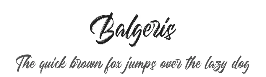 Balgeris by Bangkit Tri Setiadi β Sans Font