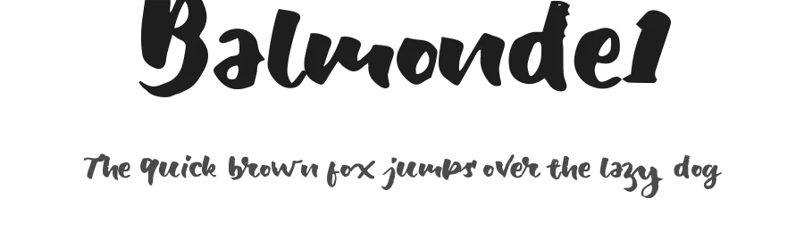 Balmonde1 by Khairil Anwar โ Script Font