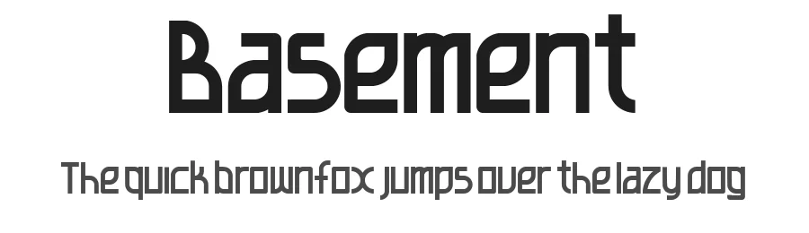 Basement by Armando Nhabanga β Display Font