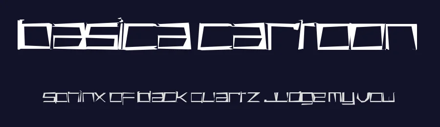 Basica Cartoon by Carlos Matteoli a.k.a. Qbotype — Display Font — thumbnail 2