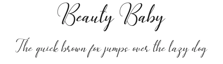 Beauty Baby by Delaga Studio — Sans Font