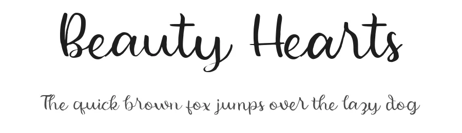 Beauty Hearts by Alpaprana — Display Font