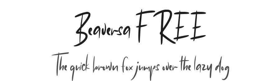 Beaversa FREE by Inspiratype β Script Font