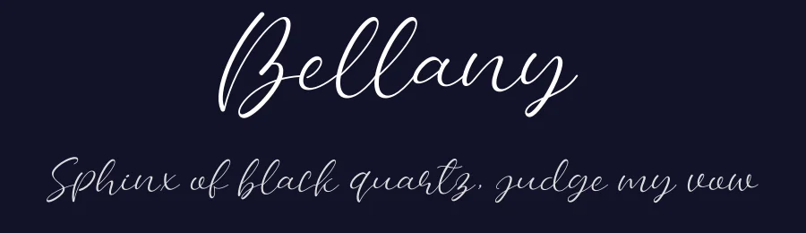 Bellany by Rayvaldo Rizki Pratama Augusta — Sans Font — thumbnail 2