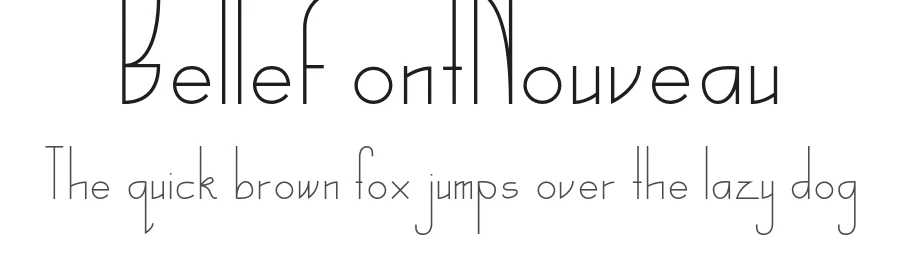 BelleFontNouveau by Beau MacDonald — Display Font
