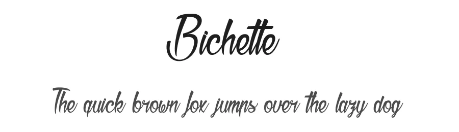 Bichette by dcoxy Medina Gregory — Script Font