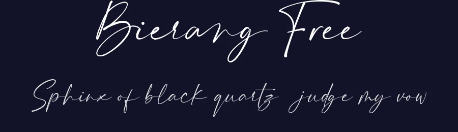 Bierang Free by Maulana Creative — Sans Font — thumbnail 2