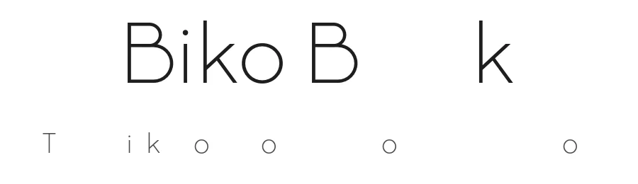 Biko Black by Marco Ugolini — Sans Font